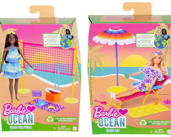 美泰公司发布了由海洋回收塑料制成的新款芭比娃娃